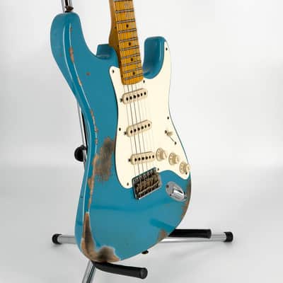 2020 Fender Custom Shop ’56 Heavy Relic Stratocaster – Taos Turquoise image 6