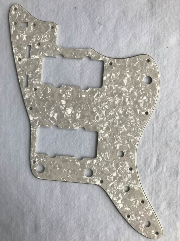 For US Jazzmaster Guitar Pickguard , 4 Ply Ivory White Pearl image 1