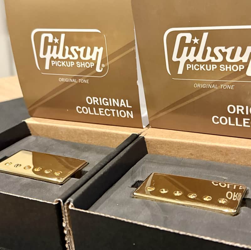 Gibson Custombucker Pickup Set (Gold, Matched) image 1