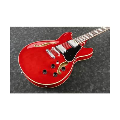 Ibanez AS Artcore AS7312 12-String Electric Guitar, Bound Rosewood Fretboard, Transparent Cherry Red image 9