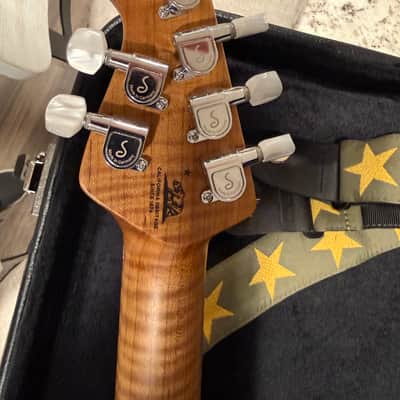 Ernie Ball Music Man Axis HH Tremolo 2022 - Present - Honey Pot Flame image 4