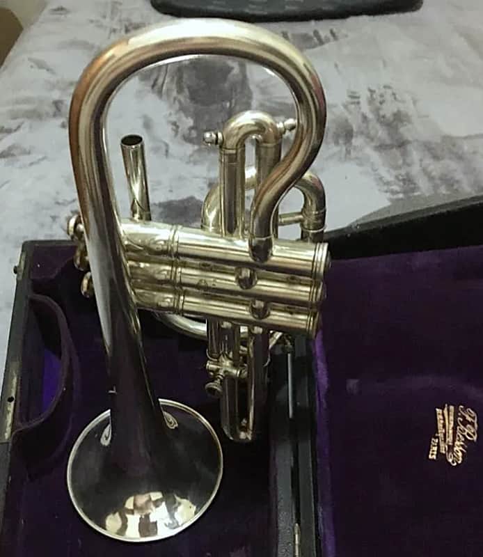 Besson Breveté Bb Cornet 1890s - Silver-Plated image 1