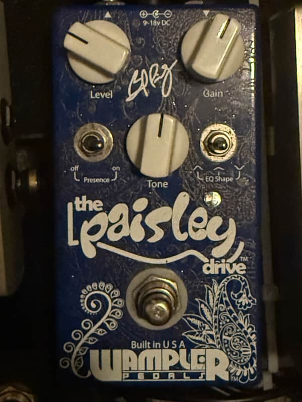 Wampler Paisley Drive V2 2010s - Blue image 1