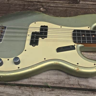 Danocaster Precision Bass 2017 - Firemist Silver image 7