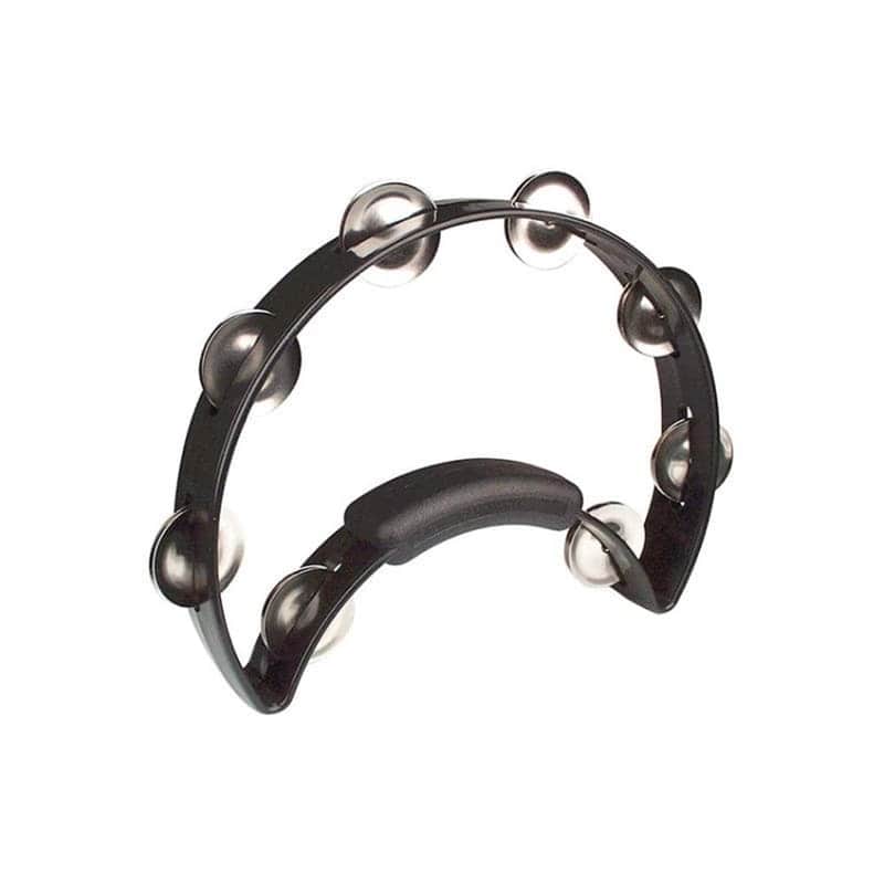 Rhythm Tech Solo Tambourine Black Nickel Jingles image 1