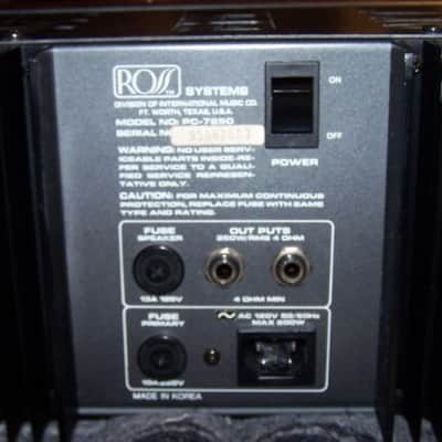 VINTAGE mixing board Ross PC7250 1988 Black image 2