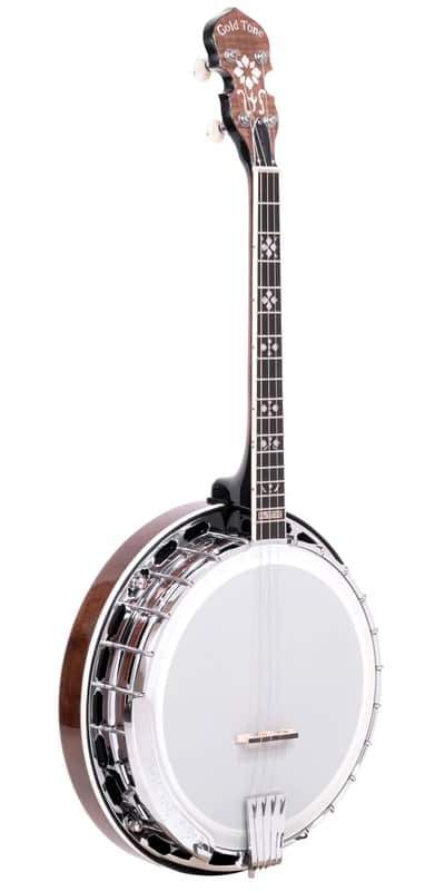 Gold Tone IT-250F/L Irish Tenor Resonator 4-String Banjo with Flange For Left Hand Players image 1