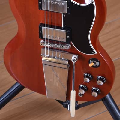 Gibson Custom 1961 Les Paul SG Standard Reissue VOS Maestro Vibrola Cherry Red image 3