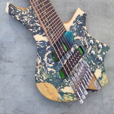 SBC Guitars, Andromeda Hybrid Guitar, 2 outputs image 3