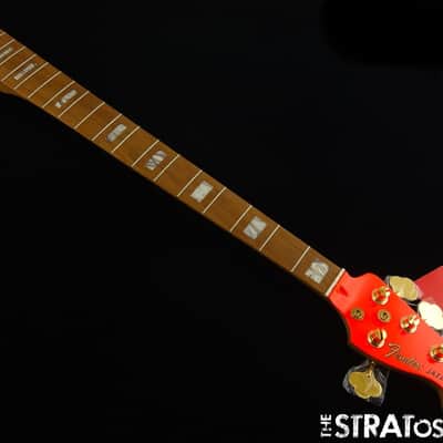 Fender MonoNeon Jazz J BASS V 5 String NECK + 5 GOLD TUNERS Roasted Maple image 2