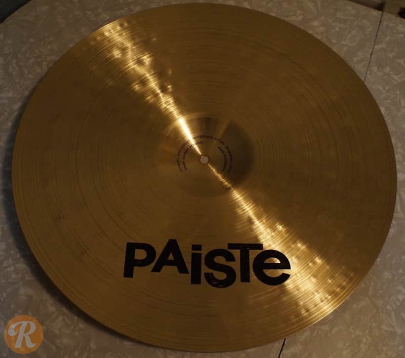 Paiste 20" Sound Formula Full Ride Cymbal 1990-1992 image 2