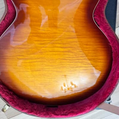 Gibson ES-335 Figured Iced Tea Burst with Block Inlays - Mint image 4