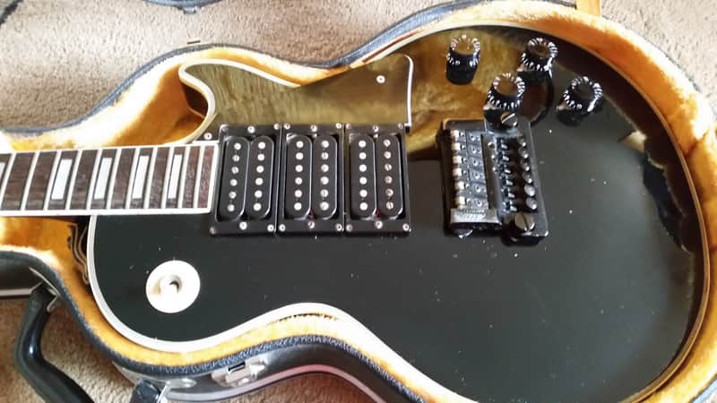 Ibanez Vintage Lawsuit Singlecut 1976 Custom Black Beauty image 1