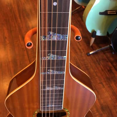 Luna Lap Steel Guitar Weissenborn Style Hawaiian Mahogany image 6