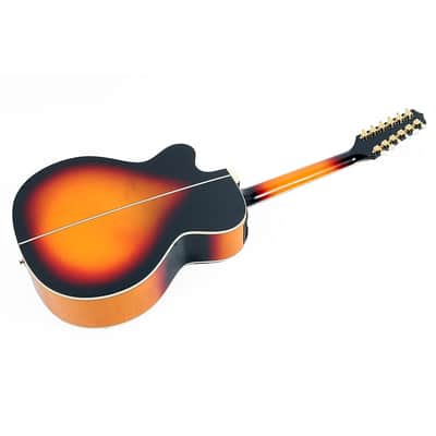 Takamine GJ72CE-12 G Series Jumbo Cutaway 12-String Acoustic-Electric Guitar Regular Gloss Sunburst image 2