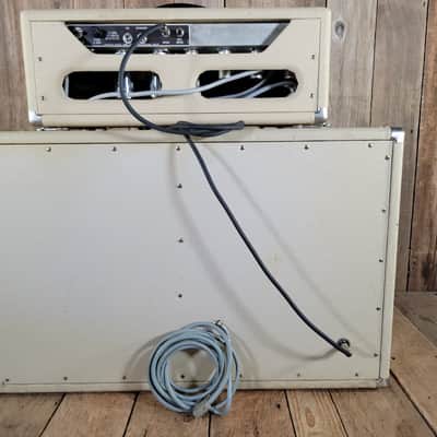 Fender Bassman 6G6-B Head 1962 Rough Blonde Tolex 2x12" Cab Serviced - Blonde image 13