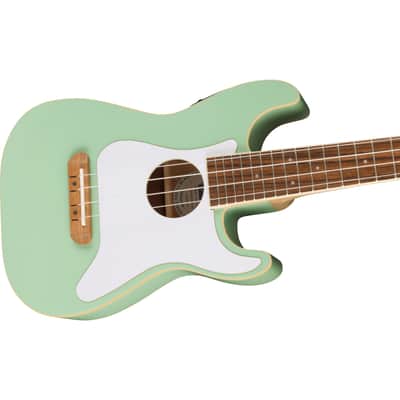 Fender Fullerton Strat Uke Surf Green - Concert Ukulele image 4