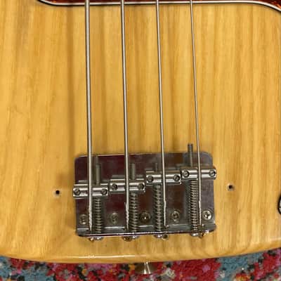 Fender Precision Bass Fretless 1973 - Natural, Very Good. SKU: 1179G image 8