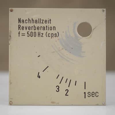 EMT 140 Plate Reverb Dampener Motor Timing Indicator Plate #55764 image 2