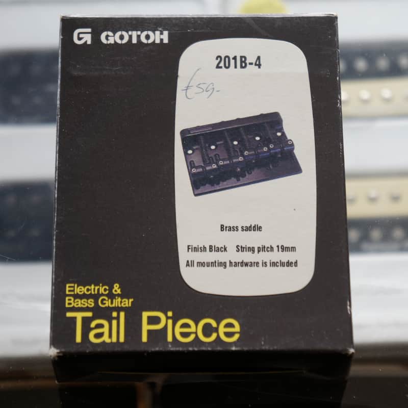 Gotoh 201B-4 Brass saddle Black