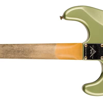 Fender 1959 Stratocaster Journeyman Relic, 3A Rosewood Fingerboard, Faded Aged Sage Green Metallic image 14