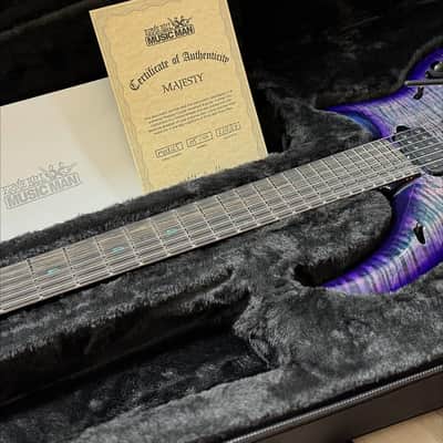 Ernie Ball Music Man John Petrucci Signature Majesty Maple Top 6 2022 - 2024 Crystal Amethyst image 7