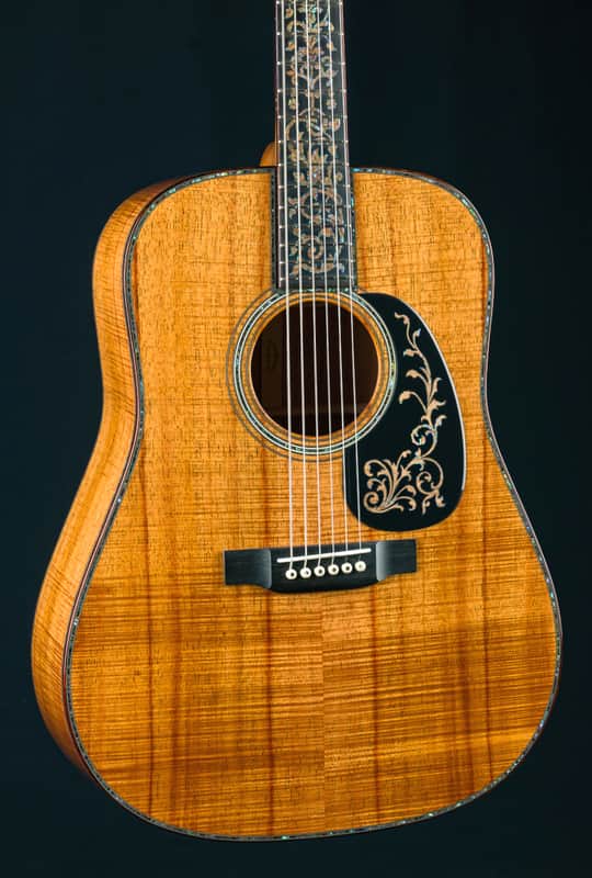 Martin D-45 Custom Tree of Life Premium Highly Flamed Koa NEW image 1