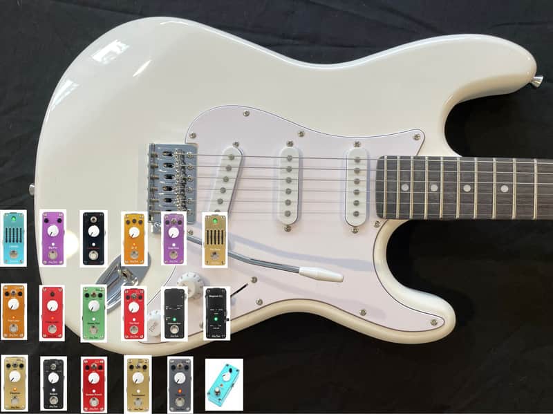 Harley Benton ST-20 WH - WITH YOUR CHOICE OF TWO HB PEDALS image 1