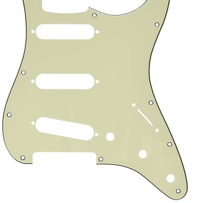 Genuine Fender Stratocaster/Strat 3-Ply 11-Hole Guitar Pickguard - MINT GREEN