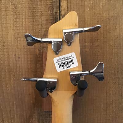 Washburn XB-120 Bantam Series Bass Guitar Flame Cherry Sunburst image 6