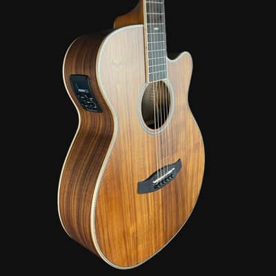 Tanglewood TRU4CEAK Reunion Super Folk Electro Acoustic Guitar, All Koa image 5