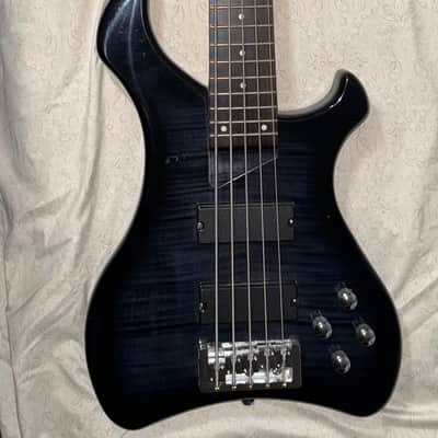 Harley Benton Marquess 5 String Bass 2021 - Black Stain (Gloss) image 1