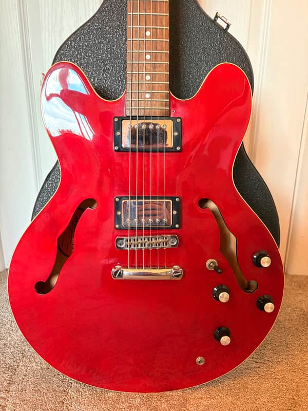 Dot Head Rapper Epiphone The Dot 1997 - 2007 - Cherry | Reverb UK
