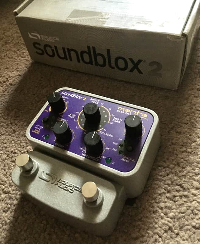 Source Audio Soundblox 2 Manta Bass Filter | Reverb