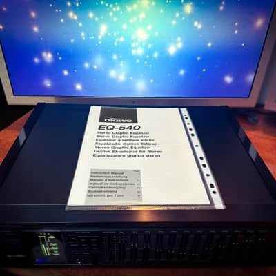 Onkyo Integra  EQ-540 🔥RARE🔥 (1988) Vintage Stereo Equalizer Wood Side Panels image 10