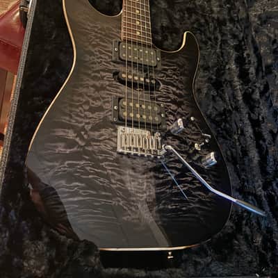 Tom Anderson Drop Top Shorty Quilt Maple 2016 Transparent Black Burst image 1