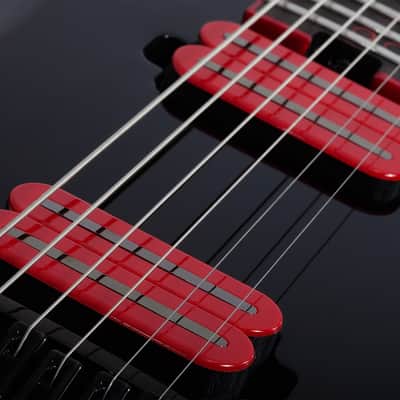 Schecter Sunset-6 Red Dawn ET Gloss Black image 7