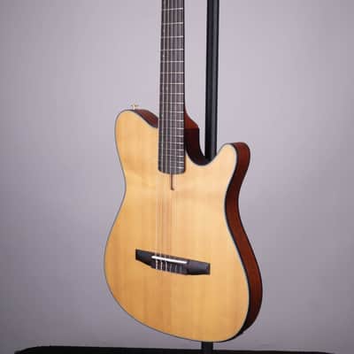 Ibanez FRH10NNTF Thinline Nylon Acoustic-electric Guitar - Natural image 5