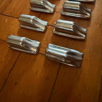 Rogers Beaver tail lugs x8 1960’s - Chrome image 3