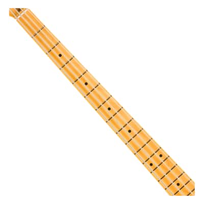 Fender American Professional Classic Jazz Bass - Faded Dakota Red w/Maple FB image 3