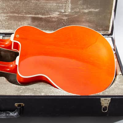 1997 Gretsch G6120-6/12 Nashville Double Neck Orange Stain MIJ OHSC Rare image 8