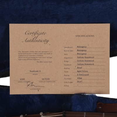 Atkin Dust Bowl Dreadnought Mahogany Aged Natural (Serial #4083) image 9