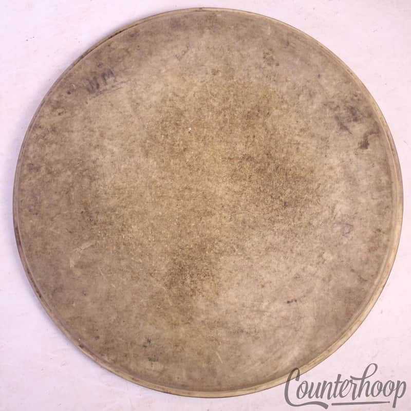 Ludwig "Buckeye" Snare/Tom 14" Calf Skin Drum Batter Head Vintage 30s Maple Hoop image 1