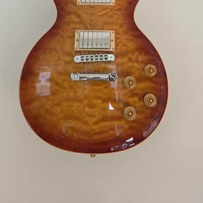 Gibson Les Paul Standard Premium HB Quilt Heritage Cherry Sunburst Perimeter 120th Anniversary (2014) - Cherry Sunburst Perimeter image 1