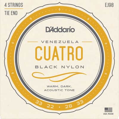 D'Addario EJ98 Cuatro-Venezuela Strings