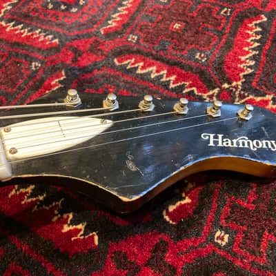 1972 Harmony H15 Silhouette / Bobkat with Goldfoils and original case image 5