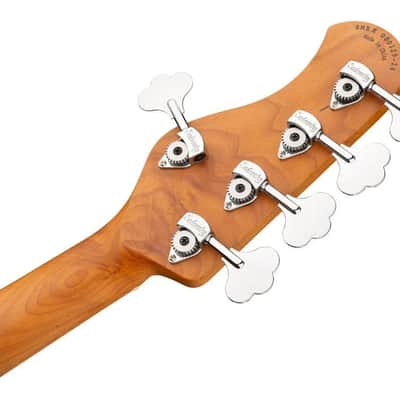 Sadowsky MetroExpress 5-String 24-Fret Modern Bass Roasted Maple Fingerboard 5-String Solid Candy Apple Orange Metallic High Polish image 3