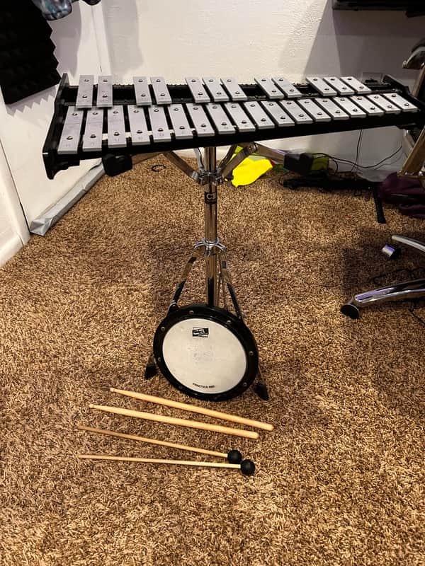 CB Percussion glockenspiel and practice pad image 1