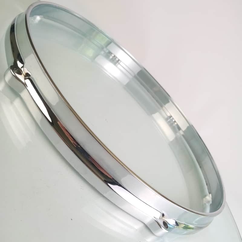 Gretsch 13" 6-Lug Die-Cast Tom Drum Rim/Hoop Vintage 70s-80s Brooklyn Chrome USA image 1