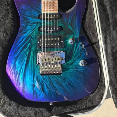 Jackson DK2 Pro Dinky Eerie Dess Swirl 1990s - Eerie Dess Swirl image 3